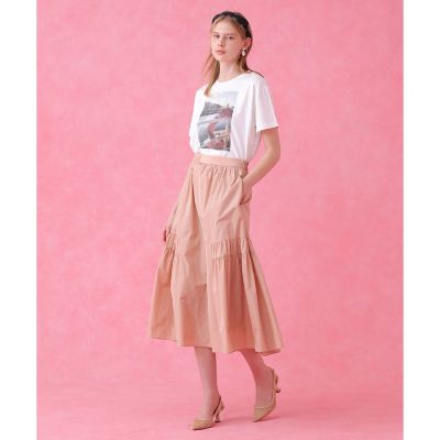 コットン天竺フォトプリントTシャツ | ANAYI/アナイ | 三越伊勢丹