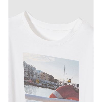 コットン天竺フォトプリントTシャツ | ANAYI/アナイ | 三越伊勢丹