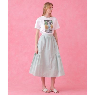 コットン天竺フォトプリントTシャツ | ANAYI/アナイ | 三越伊勢丹