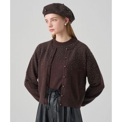 セットアップ対応商品】リップルビーズ カーディガン | ANAYI/アナイ