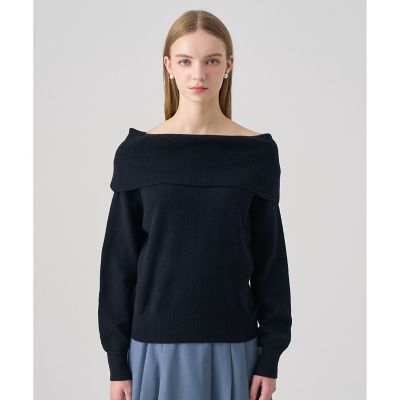 メリノウールオフショルダー プルオーバー | ANAYI/アナイ | 三越