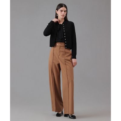 ANAYI 新品未使用 メリノウール ボタン付きロングカーディガン38