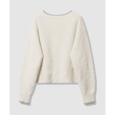 ファー加工バイカラー プルオーバー | ANAYI/アナイ | 三越伊勢丹