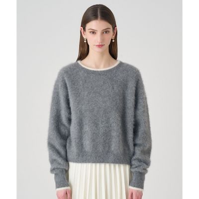 ファー加工バイカラー プルオーバー | ANAYI/アナイ | 三越伊勢丹