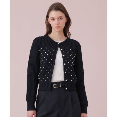 パールスタッズカーディガン | ANAYI/アナイ | 三越伊勢丹オンライン