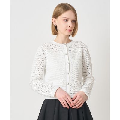 アイレットボーダー カーディガン | ANAYI/アナイ | 三越伊勢丹