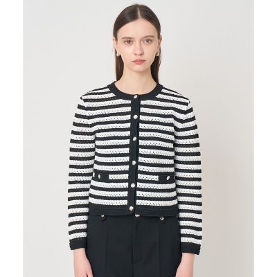 アイレットボーダー カーディガン | ANAYI/アナイ | 三越伊勢丹