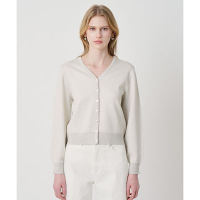 シアーラメダブルウィーブVカーディガン | ANAYI/アナイ | 三越伊勢丹