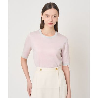 ＜ANAYI＞シアーラメダブルウィーブプルオーバー