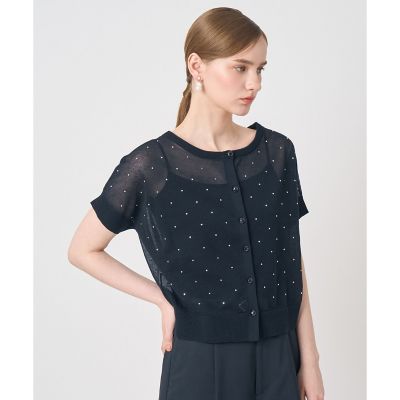 ＜ANAYI＞ビジュードットシアー　プルオーバー