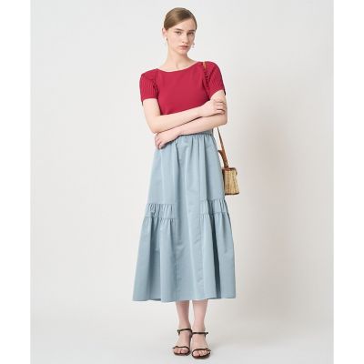美品✨ANAYI アナイ チュールスリーブ プルオーバー パフスリーブ プチフリルスリーブ プルオーバー | ANAYI/アナイ | 三越伊勢丹