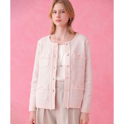 ミックスツイード ジャケットカーディガン | ANAYI/アナイ | 三越