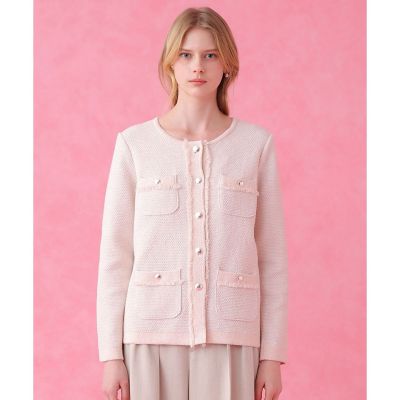 ミックスツイード ジャケットカーディガン | ANAYI/アナイ | 三越