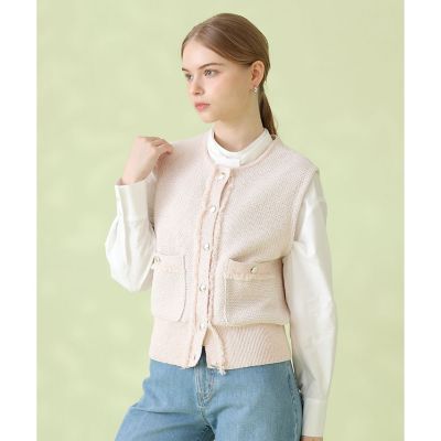 ミックスツイードジレ | ANAYI/アナイ | 三越伊勢丹オンラインストア