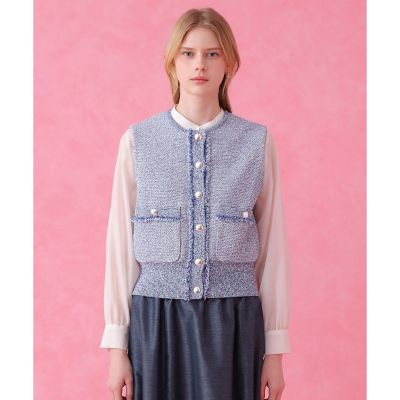 ミックスツイードジレ | ANAYI/アナイ | 三越伊勢丹オンラインストア