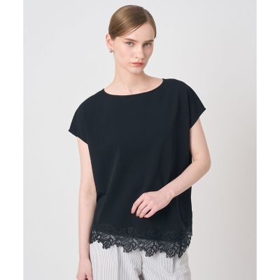 ＜ANAYI＞レースヘムボクシー　プルオーバー