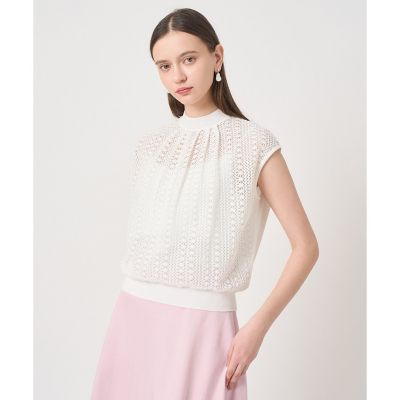 アナイ☆ANAYI☆レース刺繍スタンドプルオーバー STAFF STYLING|ANAYI OFFICIAL ONLINE STORE｜アナイ 公式サイト