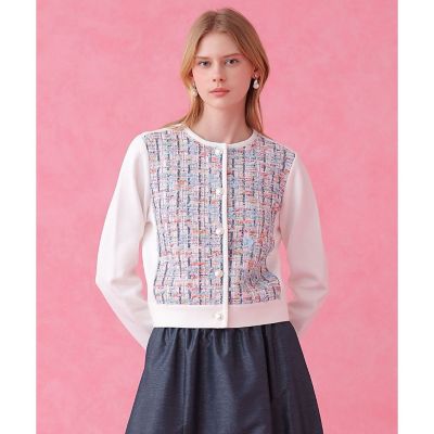 チェックツィードフリンジジレ | ANAYI/アナイ | 三越伊勢丹オンライン