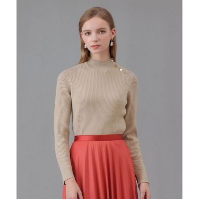 メリノワイドリブハイネック プルオーバー | ANAYI/アナイ | 三越