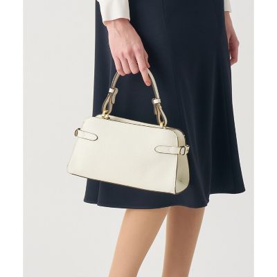 ANAYI  Eternal Line 2022  ハンドBAG  オフホワイト Eternal Line 2026】◇スクエアワンハンドルバッグ