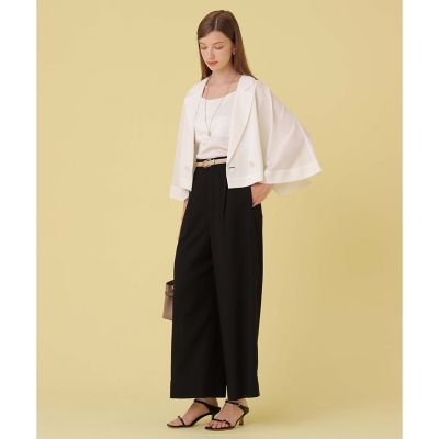 ファインメッシュハーフスリーブ ジャケット〈セットアップ対応商品
