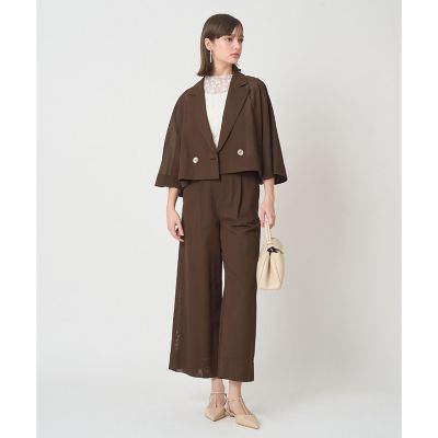 ファインメッシュハーフスリーブ ジャケット〈セットアップ対応商品