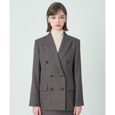 ラメチェックテーラード ジャケット〈セットアップ対応商品〉 | ANAYI