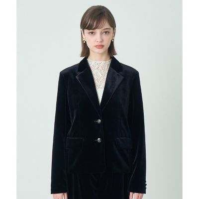 シックベロアテーラード ジャケット〈セットアップ対応商品〉 | ANAYI