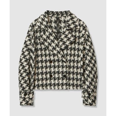 ジャケット・アウター aya ストレッチジャカードステンダブルブルゾン〈セットアップ対応商品