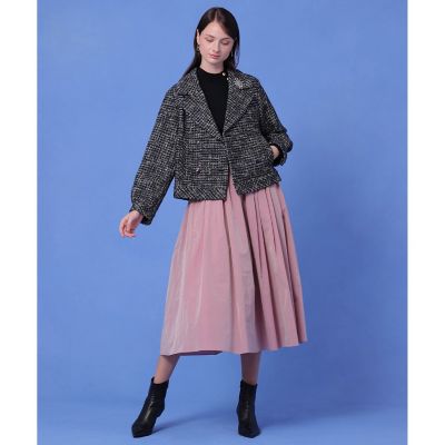 ラメツイードダブルブレスト ジャケット〈セットアップ対応商品