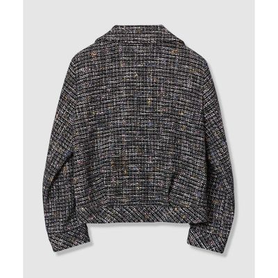 ラメツイードダブルブレスト ジャケット〈セットアップ対応商品