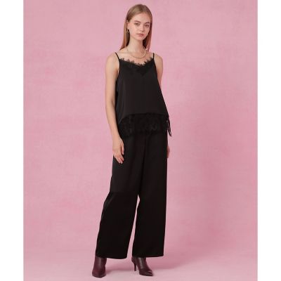 【最終値下げ】ANAYI サテンブルゾン　美品　38サイズ サテンイージーパンツ〈セットアップ対応商品〉 | ANAYI/アナイ | 三越