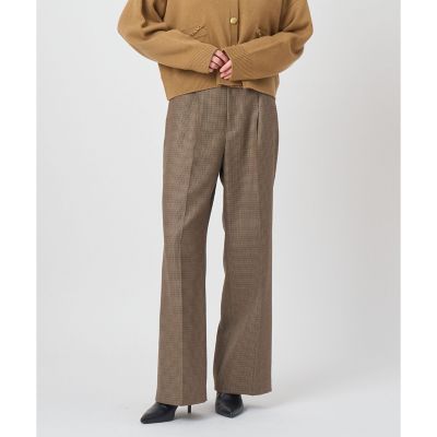 soeソーイ ガンクラブチェックロングコート&スラックス セットアップ 2WAY ガンクラブチェックタックパンツ〈セットアップ対応商品〉 | ANAYI