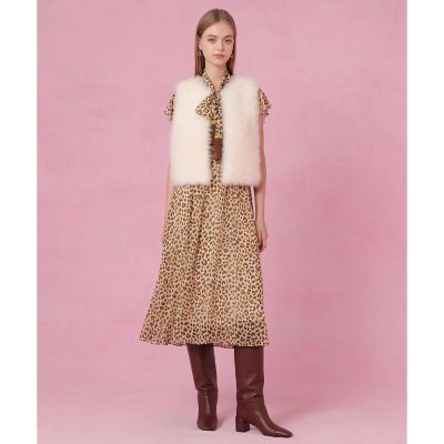 美品☆AGNONA☆リアルファー☆カシミヤニット☆リバーシブル