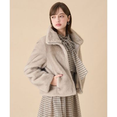 フェイクミンクファーZIPブルゾン | ANAYI/アナイ | 三越伊勢丹