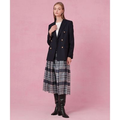 シルクシアーチェックフレアスカート〈セットアップ対応商品〉 | ANAYI