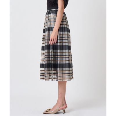 シルクシアーチェックフレアスカート〈セットアップ対応商品〉 | ANAYI