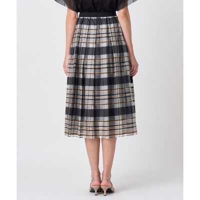 シルクシアーチェックフレアスカート〈セットアップ対応商品〉 | ANAYI