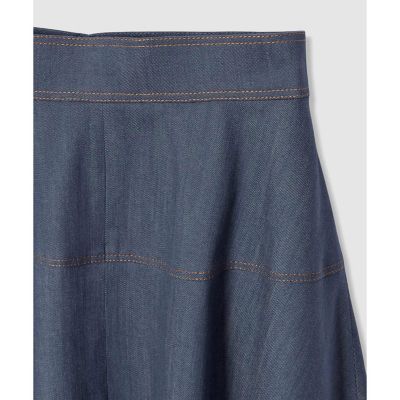 デニムライク切り替え スカート〈セットアップ対応商品〉 | ANAYI