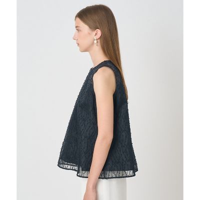 タグ付】26SS ANAYI アナイ コーラルリーフ刺繍 ノースリ ブラウス 
