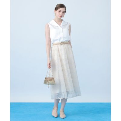トリアセツイルセーラー ブラウス〈セットアップ対応商品〉 | ANAYI 