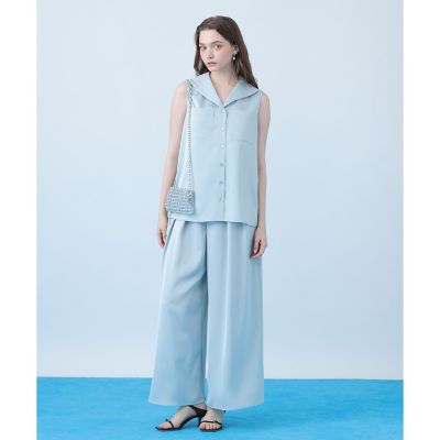 トリアセツイルセーラー ブラウス〈セットアップ対応商品〉 | ANAYI 