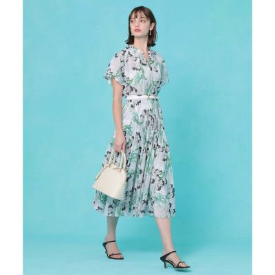 ラーレプリントフレアスリーブ ブラウス〈セットアップ対応商品