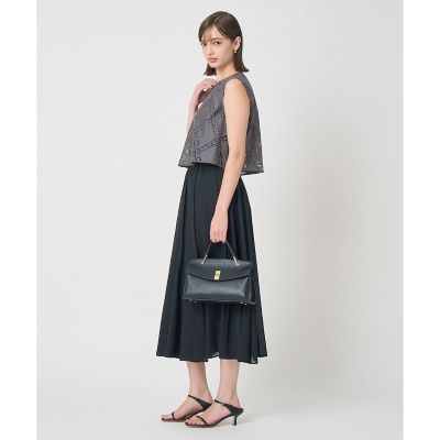 タグ付】26SS ANAYI アナイ コーラルリーフ刺繍 ノースリ ブラウス 
