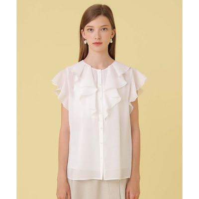 シアースラブラッフル ブラウス〈セットアップ対応商品〉 | ANAYI