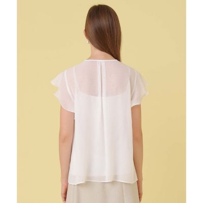 シアースラブラッフル ブラウス〈セットアップ対応商品〉 | ANAYI