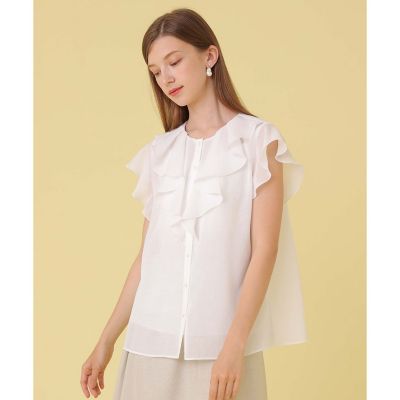 シアースラブラッフル ブラウス〈セットアップ対応商品〉 | ANAYI