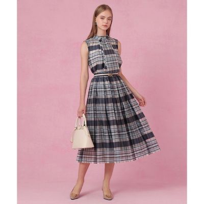シルクシアーチェックタイブラウス〈セットアップ対応商品〉 | ANAYI 