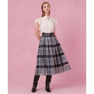 美品 ANAYI アナイ ジョーゼットハイショクタイブラウス 36 パウダリージョーゼットタイブラウス | ANAYI/アナイ | 三越伊勢丹
