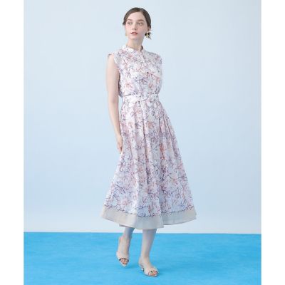 Coral プリントローンシャツフレア ワンピース | ANAYI/アナイ